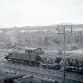 Hebburn Ltd Robert Stephenson & Hawthorn No. 1 shunting the Hebburn Exchange sidings at Weston, NSW, [n.d.]