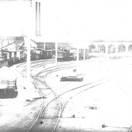 Eveleigh Engine Running Shed, Eveleigh, NSW, image 1 of 2, [c.1885]
