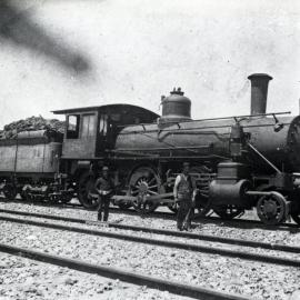 NSWGR K Class locomotive, no. 294x, location probably western NSW, [early 1900's]