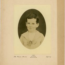 Head and shoulder portrait of a  boy, [n.d.]