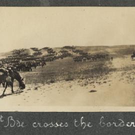 "1st Brigade crosses the border", World War I