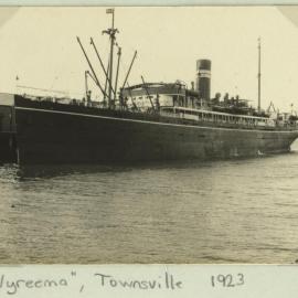 "Wyreema" docked at Townsville, 1923