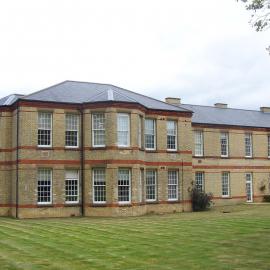 A former ward block of Horton Hospital, Epsom, Surrey, UK, now converted to residential use, taken in 2009.