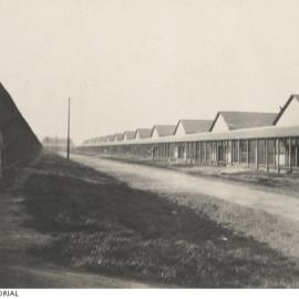 A view of the ward buildings of No. 3 Australian Auxiliary Hospital at Dartford, Kent, UK, [1917]