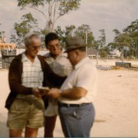 Workers on site for the upgrade to the John Renshaw Drive near Kurri Kurri, NSW, May 1977