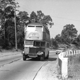 DGT Leyland OPD2-1 2147, Pacific Highway, Gateshead, NSW, 12 September 1964