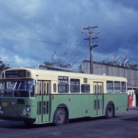 DGT Leyland Leopard MK I 3608, Leyland OPD2-1, depot yard, Floraville Street, Belmont, NSW, 17 June 1968