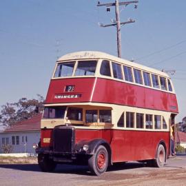 Fellowes Bus Service Leyland OPD1-1 5334 (x DRT&T 1823), local street, Valentine, NSW, 18 September 1971