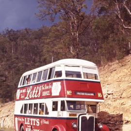 Rover Motors AEC Regent MO-4559 (16) (x DRT&T 1660), HCVA special hiring Wollombi Road, Wollombi, NSW, 4 December 1971
