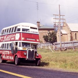 Rover Motors AEC Regent MO-4559 (16) (x DRT&T 1660), HCVA special hiring Wollombi Road, Wollombi, NSW, 4 December 1971