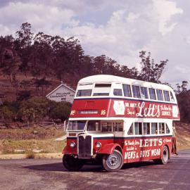 Rover Motors AEC Regent MO-4559 (16) (x DRT&T 1660), HCVA special hiring Wollombi Road, Wollombi, NSW, 4 December 1971