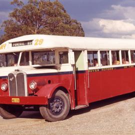Rover Motors AEC Regent MO-378 (29), (x DRT&T 1457 rebodied), HCVA special hiring at Kitchener, NSW, 4 December 1971