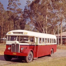 Rover Motors AEC Regent MO-378 (29), (x DRT&T 1457 rebodied), HCVA special hiring at Kitchene, NSW, 4 December 1971