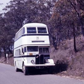 Johnson's Edgeworth AEC Regal III DD 628, Carrington Street, West Wallsend, NSW, 25 November 1972