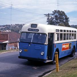 PTC Leyland OPSU1-1 2752, terminus. Kotara Place. Kotara Station, NSW, 5 August 1973