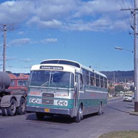 Forest Coachlines Albion 246, Blue Gum Road at Goluwin Street, Jesmond Newcastle, NSW, 8 July 1972