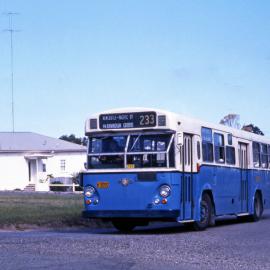 PTC Leyland Leopard MK I 3555, Burke Place, Birmingham Gardens, NSW, 18 October 1975