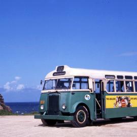 PTC Leyland OPD2-1 SD 2851, HCVA Tour, terminus off Beach Road, Redhead Beach, NSW, 21 February 1976