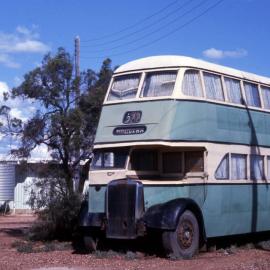 Unknown owner (xDRT&T 2043) caravan at Lightning Ridge, NSW, 1 November 1976