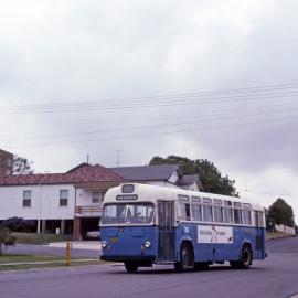 PTC Leyland OPSU1 2736, corner of Evescourt Road and Portland Place, New Lambton, NSW, December 1977