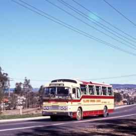 Fellowes of Swansea Denning GM AEC TV-599, Pacific Highway, Tingira Heights, NSW, July 1980