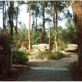 Lewis Burrows Gardener; designed and prepared AIDS Memorial garden annually for WAD; AIDS Memorial Garden; John Hunter Hospital