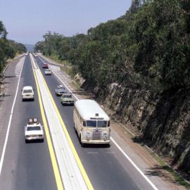 Bill Summerell White (bus), Pacific Highway near Peats Ridge, NSW, 23 December 1984
