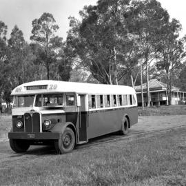 Rover Motors AEC Regent MO-378 (29) (x DRT&T 1457 rebodied), HCVA tour at Kitchener, NSW, 4 December 1971