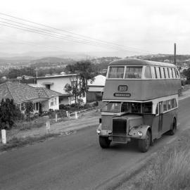 DGT Leyland OPD2-1 2728, Newcastle in Dudley Road, Redhead, NSW, 4 March 1972
