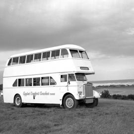 Eggins Taree Leyland OPD2-1 MO-3242 (x DRT&T 2327), HCVA Tour, Crowdy Heads, NSW, 23 February 1974