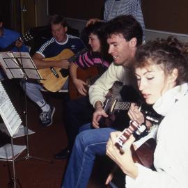 Playing guitars - Medical Communication Unit, the University of Newcastle, Australia