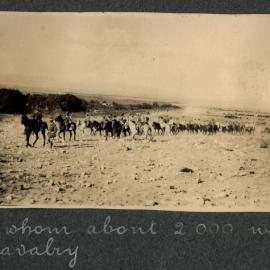 2,000 captured Turkish Cavalry, Jenin, Palestine, World War 1