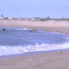 Erosion on Stockton Beach, Stockton, NSW