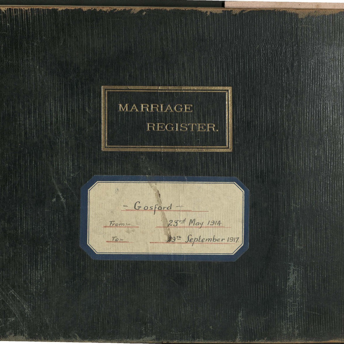 Gosford Marriage Register, 1914 - 1917