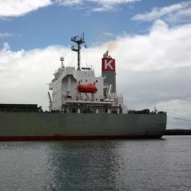 Bulk carrier "J P Gunjo", Newcastle Harbour, NSW, 26 January 2013