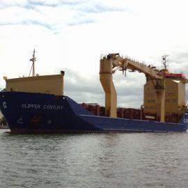 "Clipper Century" (cargo ship), Carrington, Newcastle Harbour, NSW, 8 January 2014