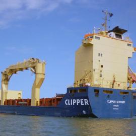 "Clipper Century" (cargo ship) near Carrington, Newcastle Harbour, NSW