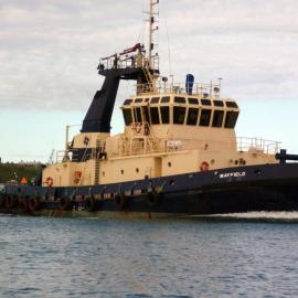 Tugboat "Mayfield"  in Newcastle Harbour, NSW, 5 April 2010