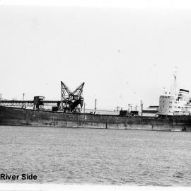 "MV Lake Macquarie" at Dyke loader, 1959  