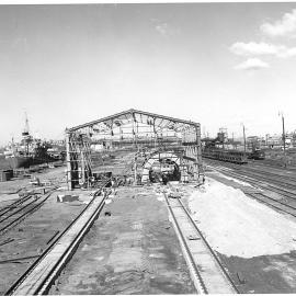 Tippler house under construction, November 1965