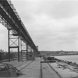 Basin loader wharf gantry, 1966 