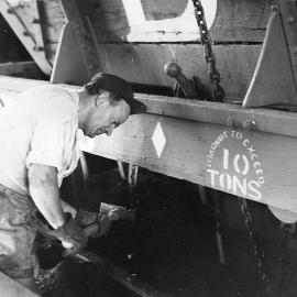 Dyke loader dump shed operator, 1966 