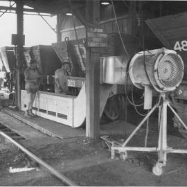 Dyke loader dump shed, 1966 