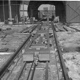 Basin loader, tippler outhaul mule track, July 1966