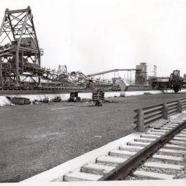 Stacker under construction, January 1967