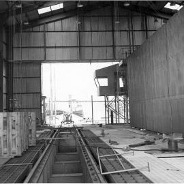 Basin loader, track 1 dump station, May 1967 