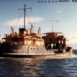 "E O K Green", Maritime Services Board dredge, August 1980