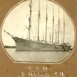 "E R Sterling", Port Adelaide, SA, 12 September 1926