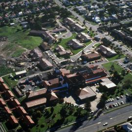 Aerial photograph - Western Suburbs Hospital, Waratah, NSW, Australia