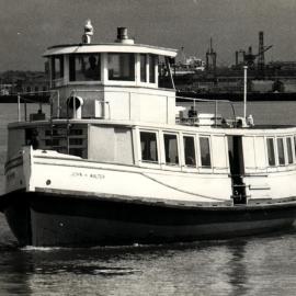 "John H Walter", on Stockton ferry run, [1980]